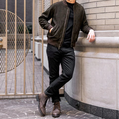 Bomber Jacket | Dark Olive