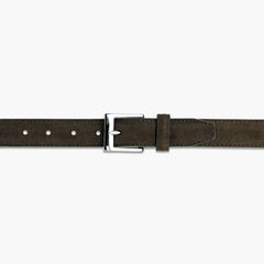 Men's Classic Leather Belt | Dark Olive Suede