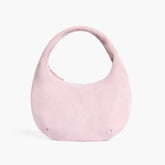 Mini Crescent | Pink Suede