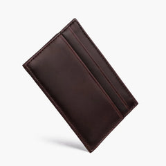 Leather Card Holder | Brown